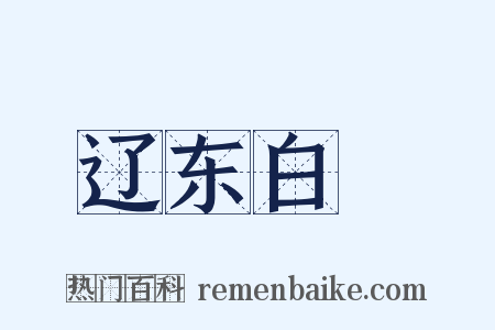 辽东白鸖是什么意思的图片